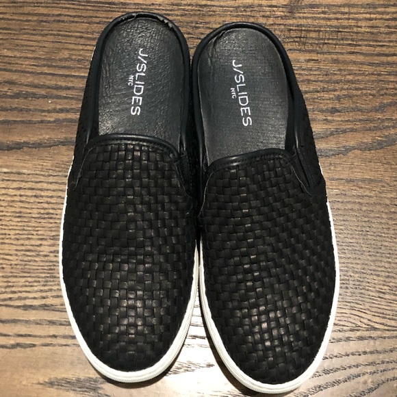 j slides black